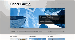 Desktop Screenshot of conorpacific.com